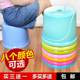 塑料凳子加厚成人椅子家用小凳子小板凳矮凳茶几儿童时尚 圆凳换鞋