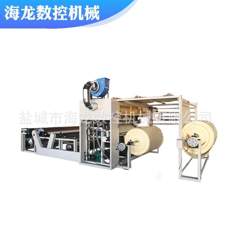 定制EVA无纺布面料火焰合粘机服革装地毯PS-HA200复合贴合机海绵
