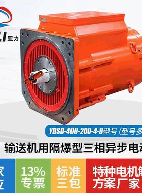 电动机 输送机用电机马达 YBSD-400-200-4-8隔爆型三相异步电动机