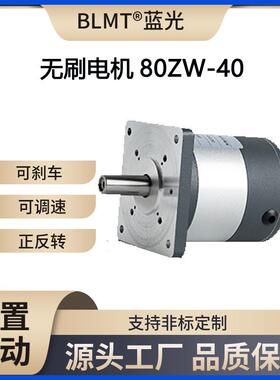 微型电动机无感无刷电机内置驱动板80系列40w2800rpm非标可定调速