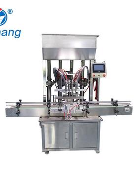 Fully automatic linear 4-head liquor liquid filling machine