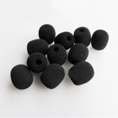 话筒棉 扩音话筒海绵头 领夹棉 防喷罩 领夹麦克棉 耳麦棉 咪棉