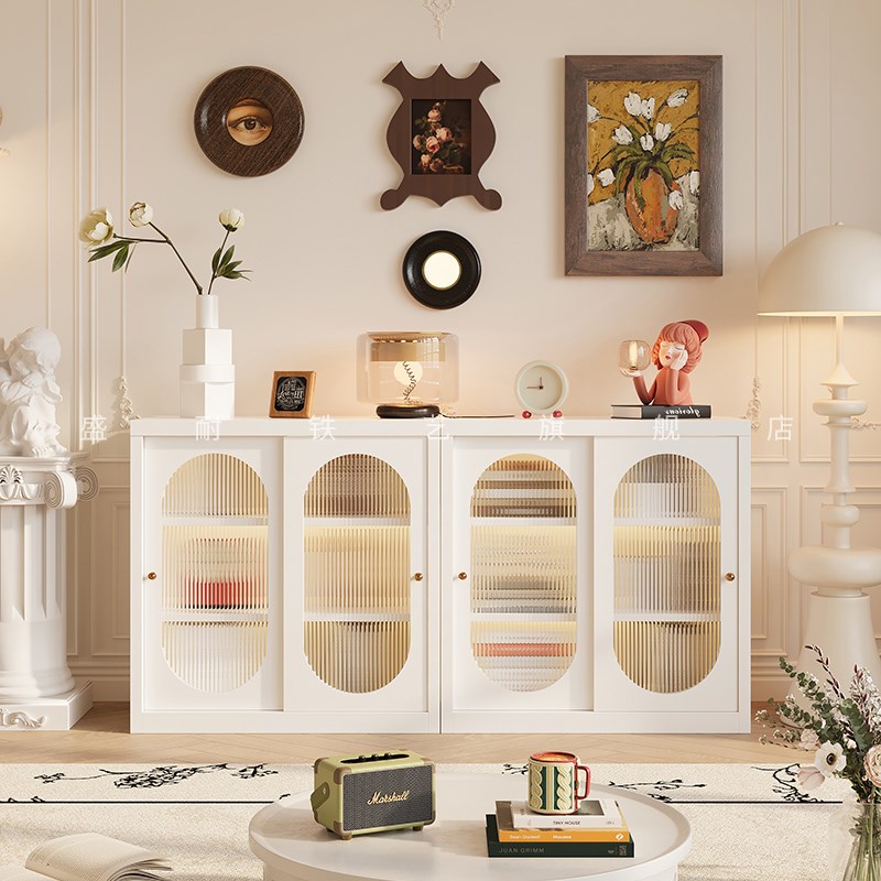 移门模块组合柜钢制书柜多功能电视柜飘窗柜客厅展示柜收纳储物柜