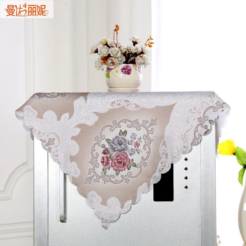 布艺烫边冰箱盖布单双开门冰柜防尘罩子帘滚筒式洗衣机盖巾对开门,居家布艺,桌布,淘宝优惠券,粉丝福利购,淘宝优惠卷
