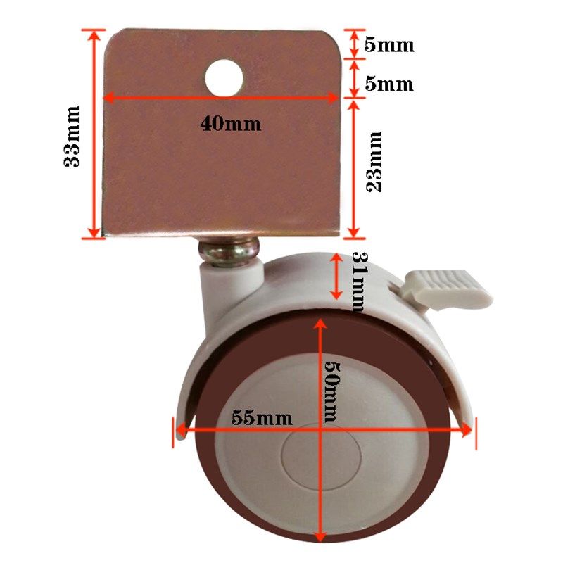 婴儿床配件万向轮脚轮夹板轮静音耐磨带刹车儿童床静音带刹车轮子,基础建材,脚轮/万向轮,淘宝优惠券,粉丝福利购,淘宝优惠卷