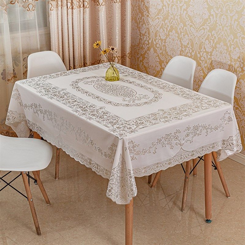 餐桌布防水茶几垫欧式桌布PVC塑料防油防烫台布家用长方形餐桌垫,居家布艺,桌布,淘宝优惠券,粉丝福利购,淘宝优惠卷