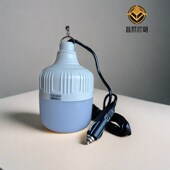 12V24V点烟器插头车载照明灯LED灯泡汽车室照明夜市摆摊灯管带线