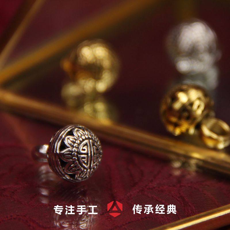 合金古金古银寿字镂空纹珠扣纽扣定制中式汉服唐装暗眼旗袍盘扣纽,居家布艺,纽扣,淘宝优惠券,粉丝福利购,淘宝优惠卷