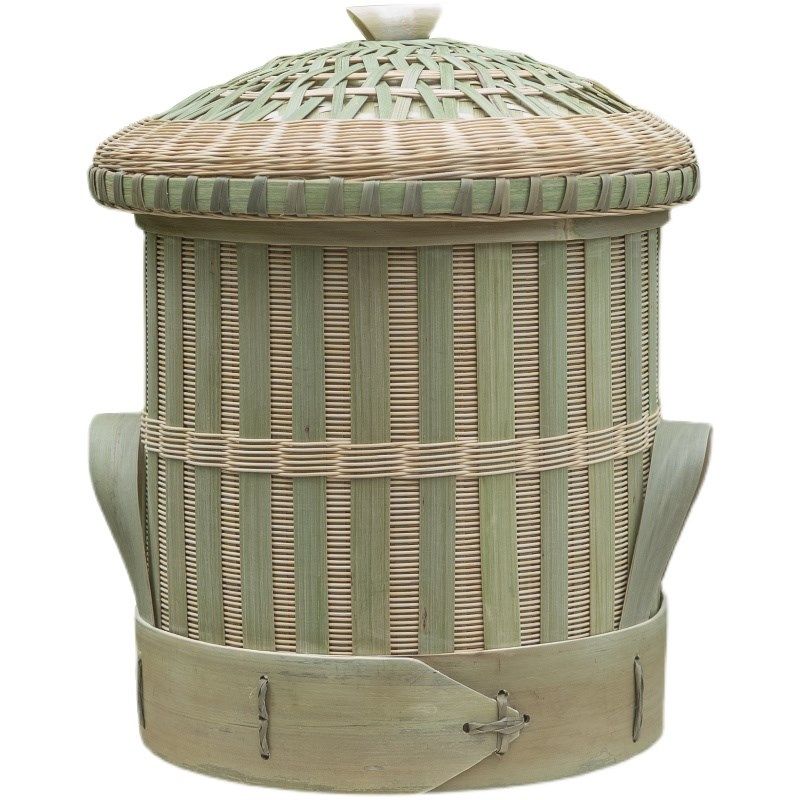竹桶甑子家用老式竹制甑子煮饭木桶蒸饭竹子蒸饭桶手工编织竹制品