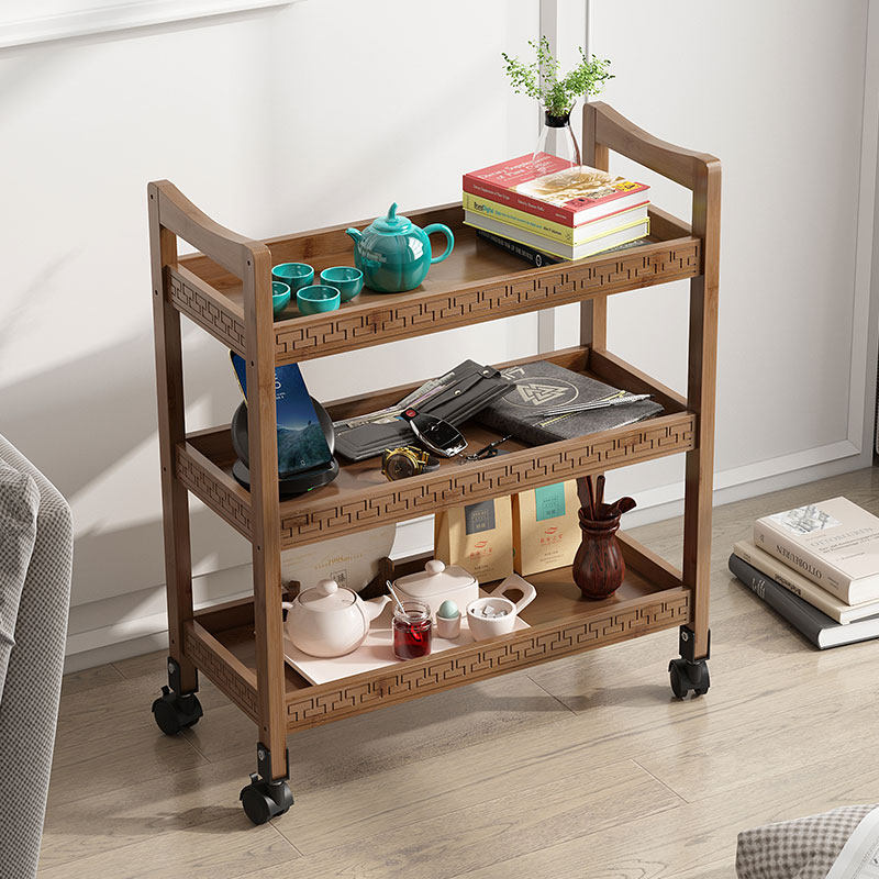 厨房置物架带抽屉卧室落地式隔板可移动小推车床头家用美容院架子,住宅家具,搁板/置物架/家用陈列架,淘宝优惠券,粉丝福利购,淘宝优惠卷