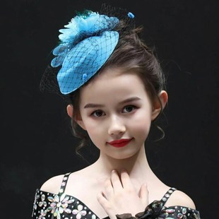 小女孩表演夸张头饰女童公主裙发饰钢琴舞蹈裙头饰节目表演服发饰