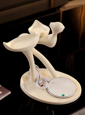 抽象艺术摆件客厅玄关电视机柜卧室床头无线充桌面装饰品乔迁礼物