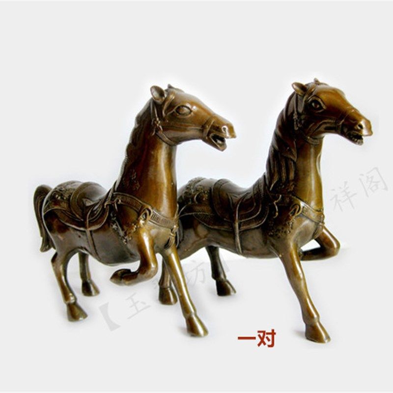 仿古铜马生肖马摆件家居装饰吉祥书房办公室客厅卧室橱柜桌面摆设,家居饰品,装饰摆件,淘宝优惠券,粉丝福利购,淘宝优惠卷