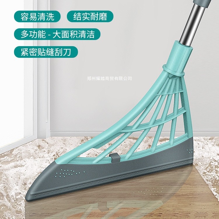 扫地地板魔术扫把家用不粘头发笤帚扫帚软硅胶拖把卫生间刮水板器