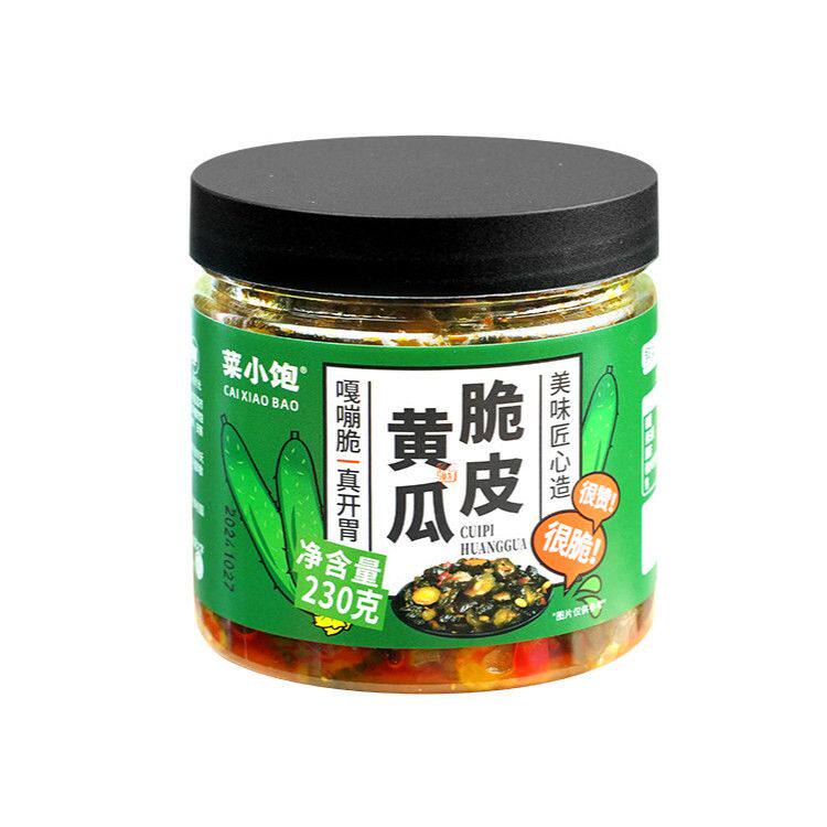 菜小饱黄瓜酸黄瓜230g/瓶下饭菜香辣脆爽爽口即食新鲜黄瓜咸菜