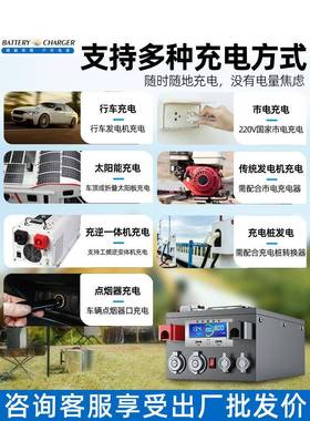 房专用10v00a单EBPh大容量车载磷酸铁锂电池12v2车448伏电源大体