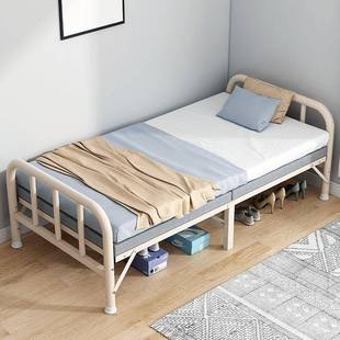 折叠铁床单床家用铁架床办公室午休神器折叠小床租房专出人LH 071