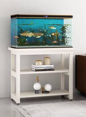 钢木实木架鱼缸底UIU柜子金属底不底座锈钢草缸鱼缸架铁艺定做鱼