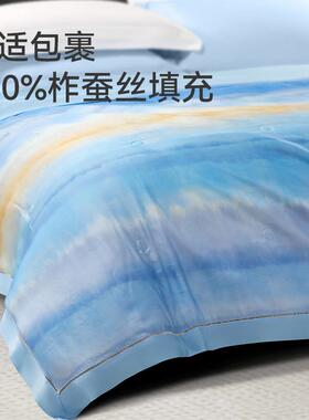 【成毅JX25101可同款】洁玉0云山暮海水洗蚕天丝被10%莱赛尔丝柔