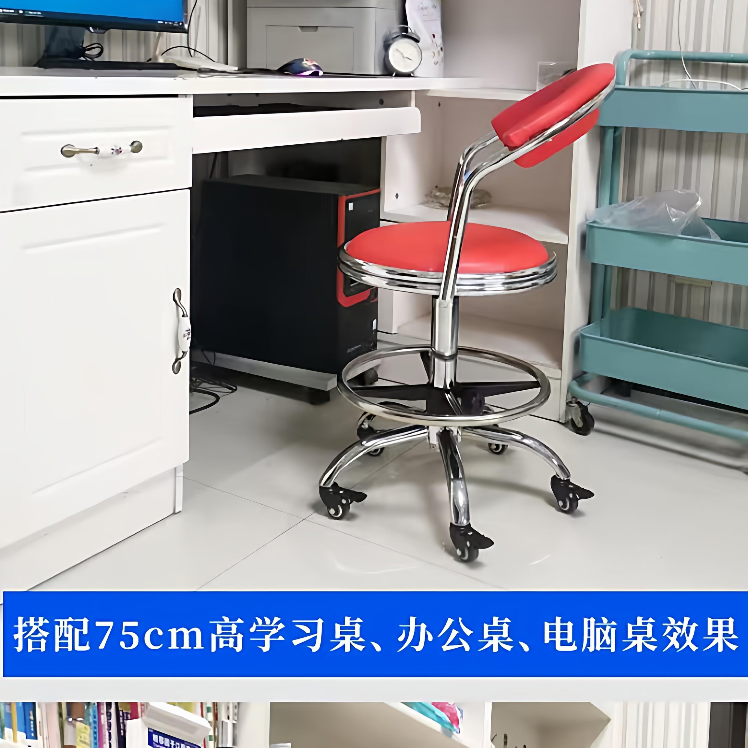 爱菲蓝现代简约酒吧台椅升降旋高脚凳转家德用靠背吧椅