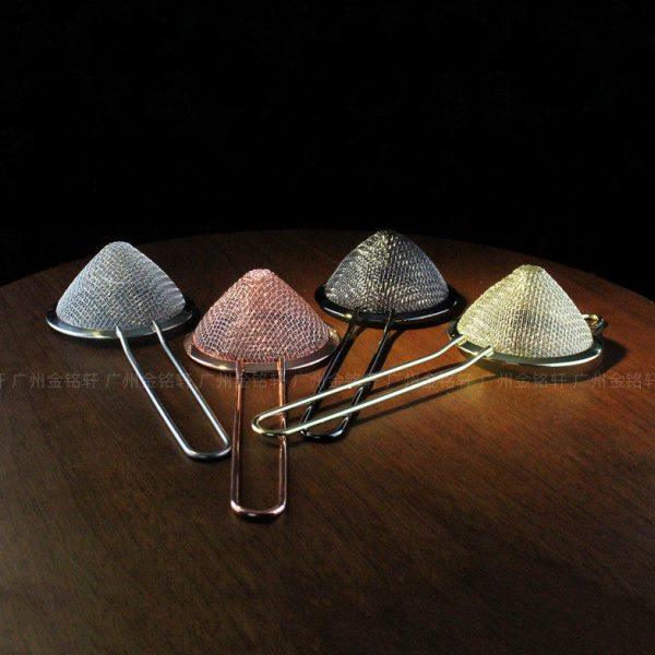 加厚不锈钢日式双层滤网锥形滤酒器网格滤酒网三角漏网过滤器,餐饮具,滤酒器,淘宝优惠券,粉丝福利购,淘宝优惠卷