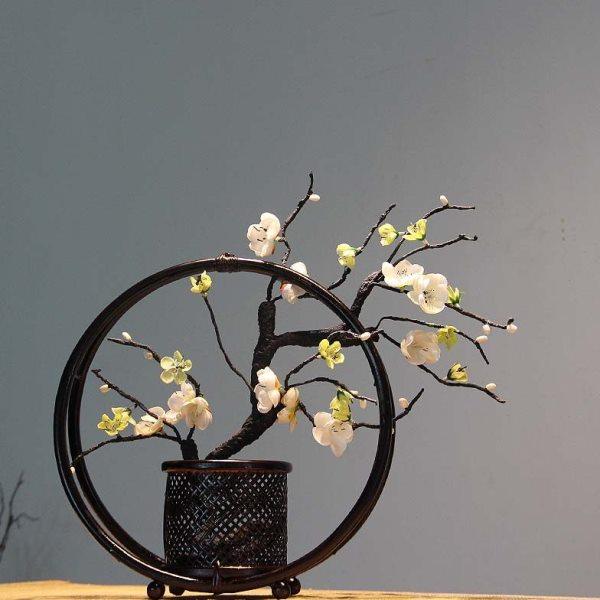 新中式花瓶花插禅意摆件 家居客厅电视柜玄关招财酒柜竹编装饰品,家居饰品,花瓶,淘宝优惠券,粉丝福利购,淘宝优惠卷