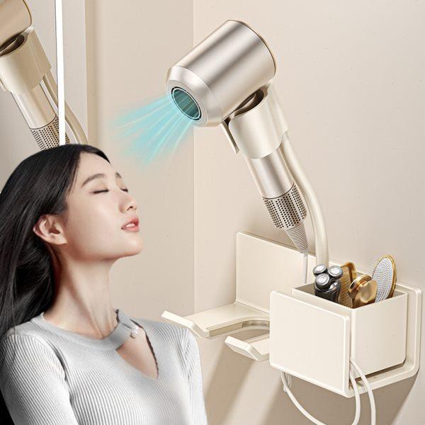 吹风机懒人支架卫生间免打孔解放双手电吹风置物架壁挂风筒挂架,家庭/个人清洁工具,吹风机置物架,淘宝优惠券,粉丝福利购,淘宝优惠卷