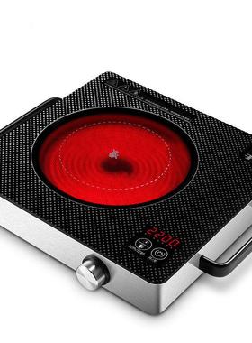 于 于黑晶炉双环大功率家用炒炉电磁果炉智灶RY-LDTL0煮茶爆炉光