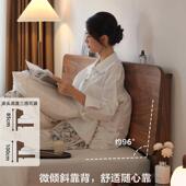 全实木10022床现代简约榻床米床架主卧家用1.5m榻大床人床双橡木