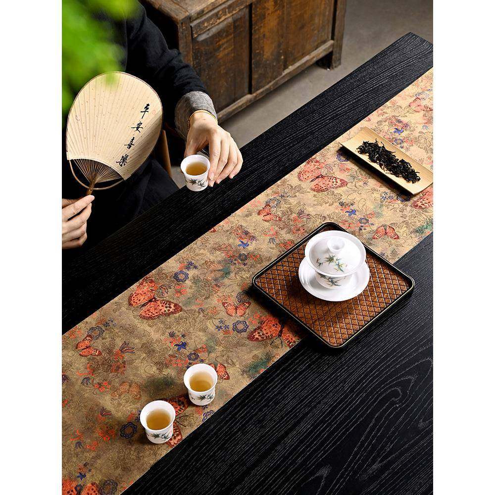 纱茶席防水云禅意高轻奢BFC茶桌布长条桌旗新中垫式端干泡茶旗茶,居家布艺,茶席,淘宝优惠券,粉丝福利购,淘宝优惠卷