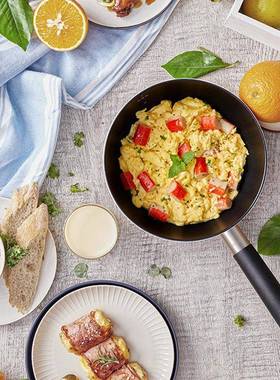 尚尼一两人食多锅家用电磁炉瓦斯面炉用懒人炒煮面 锅不粘小BW100