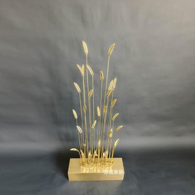 轻奢玄TFG关黄水晶紫水晶穗纯铜装饰品麦客厅细书房视柜酒柜长摆