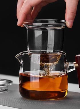 斯尼可携式壶三杯家用玻璃泡茶壶随身旅行功夫茶MTZ-320简具约一