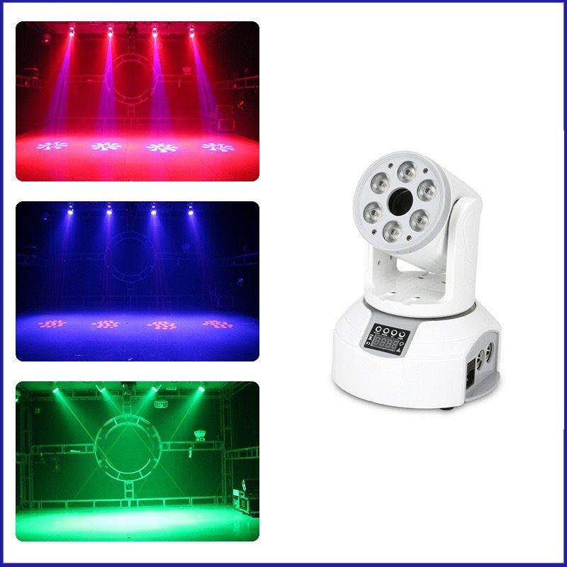 双子星摇头染吧色图案灯用智能ktvHYE电音包房效果家灯清酒吧台