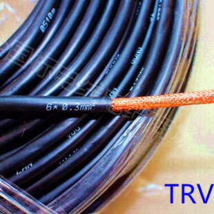 纯铜高柔拖链电缆TRVVP12芯*0.12/0.2/0.3/0.5/0.75/1/1.5/2.5/4