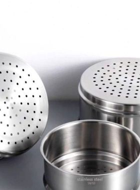 304不锈钢蒸笼蒸格蒸架蒸屉18/10家用加厚厨房蒸笼蒸层通用可叠加