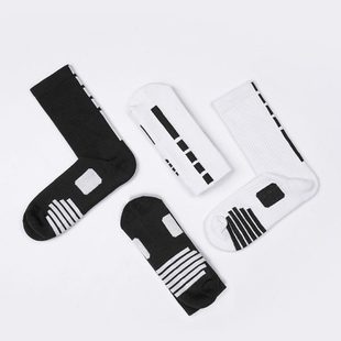 LET 高筒篮球袜男女毛巾底高邦专业运动袜篮球精英袜跑步袜 立腾