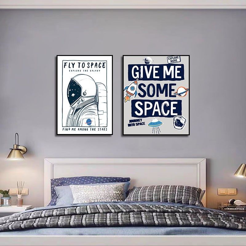 现代简约餐厅装饰画儿童房卧室床头挂画客厅画装饰沙发背景墙挂画,家居饰品,现代装饰画,淘宝优惠券,粉丝福利购,淘宝优惠卷