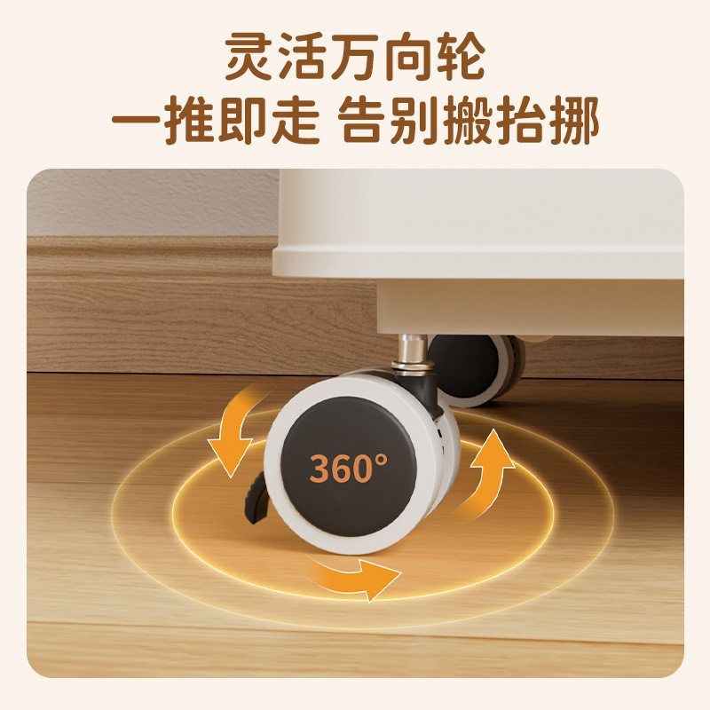 玩具收纳箱大容量毛绒娃娃收纳桶零公仔玩偶整理神器带轮收纳筐