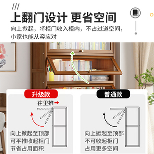 书架落地置物架家用简易多层书桌收纳层架子大容量靠墙儿童防尘书