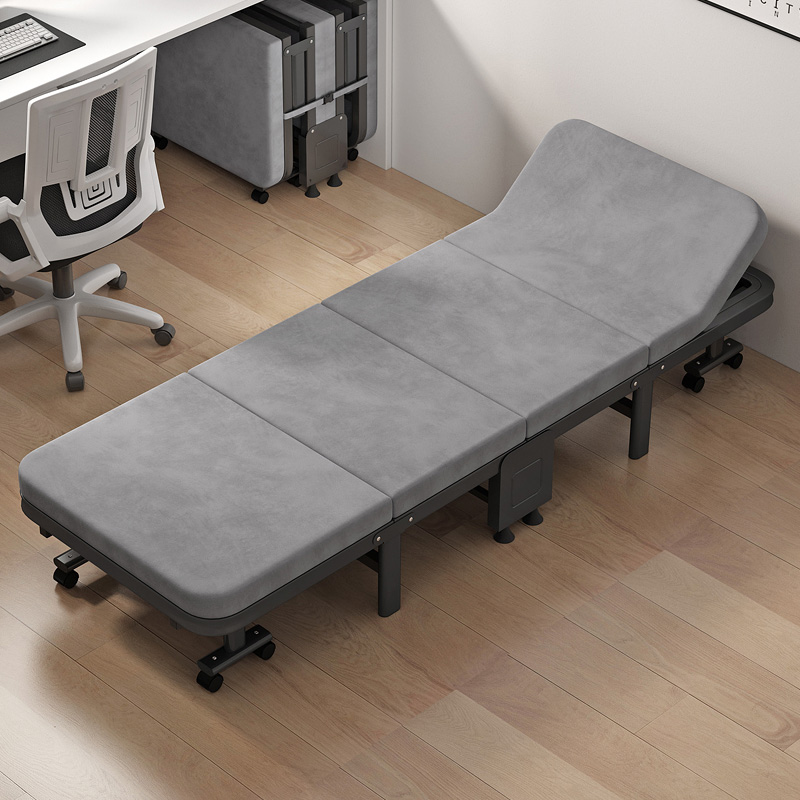 办公室午休折叠床单人便携式硬板床家用陪护床简易行军床午睡神器