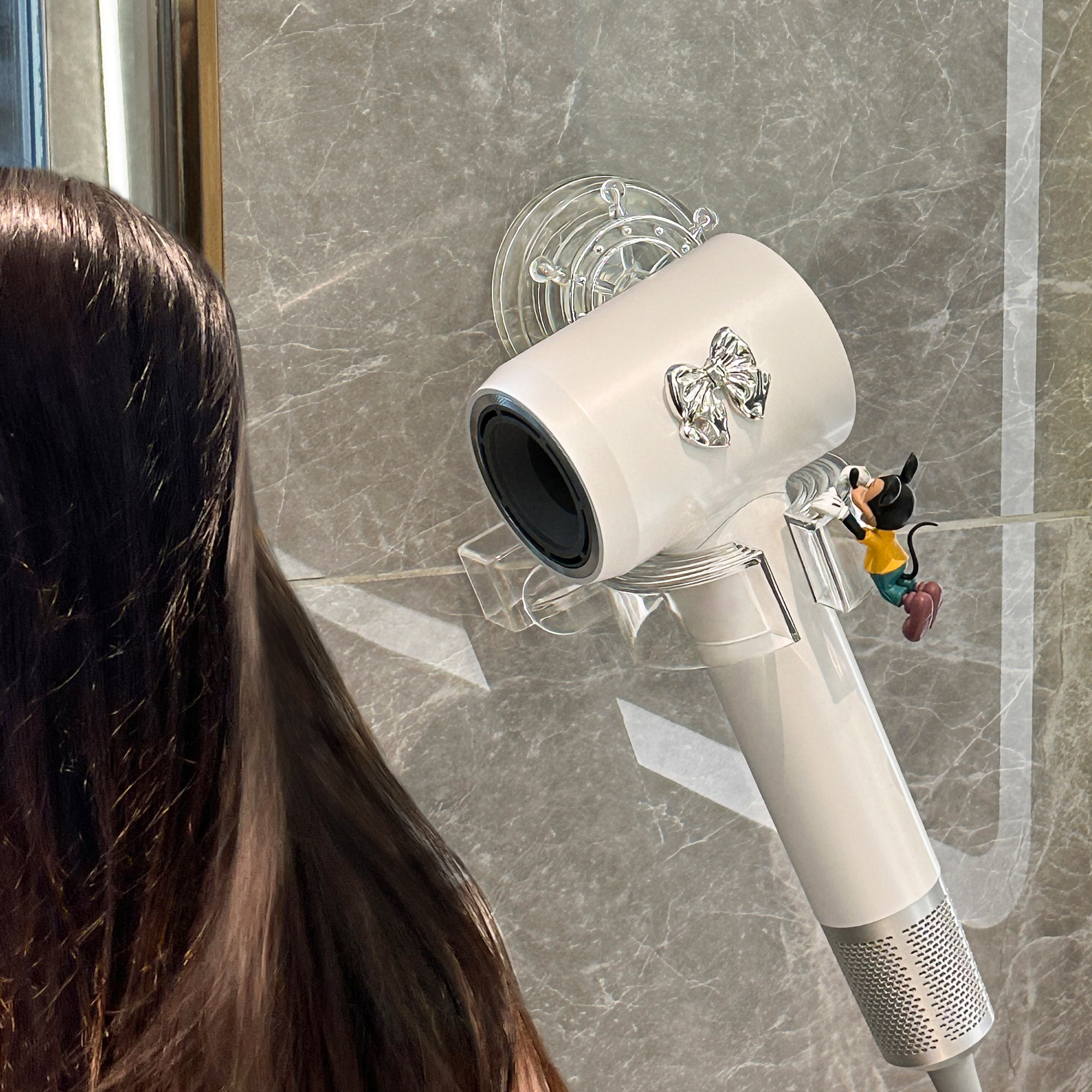 吸盘吹风机置物架免打孔电吹风挂架浴室旋转风筒支架懒人收纳架子,家庭/个人清洁工具,吹风机置物架,淘宝优惠券,粉丝福利购,淘宝优惠卷