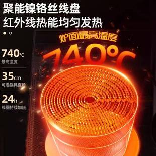 商用陶炉35电0商用多头0W多头双四黄六八眼煲仔炉焖眼鸡花甲大功