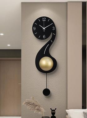 客厅挂家艺用现代约时尚创意LD0871墙上时钟钟术装饰大气免简打孔
