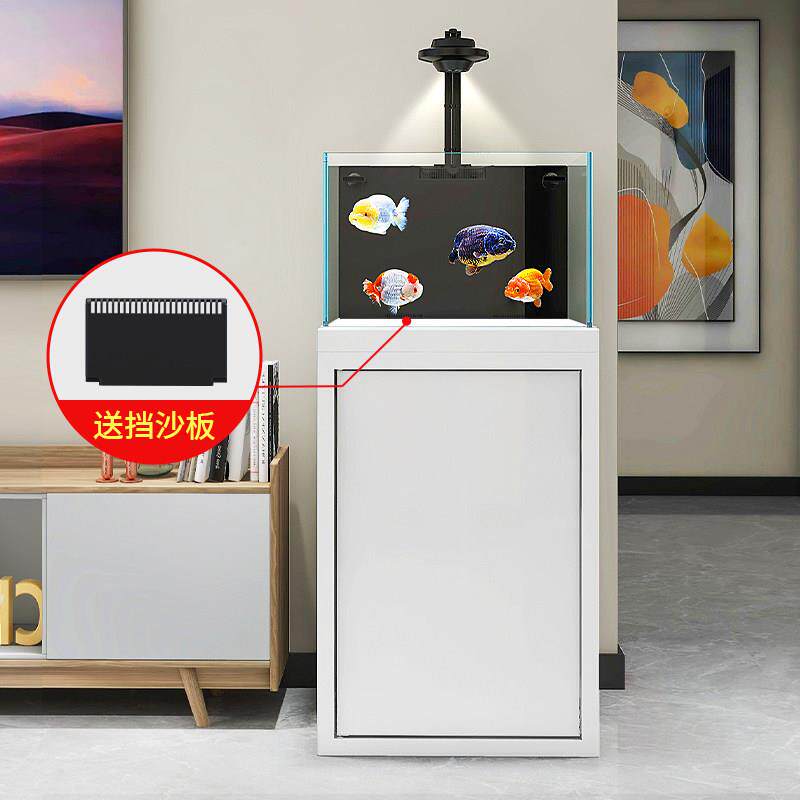 滤森水森小型溪流超白方缸 背溢流底部鱼缸HGC 家用客厅玻璃生态