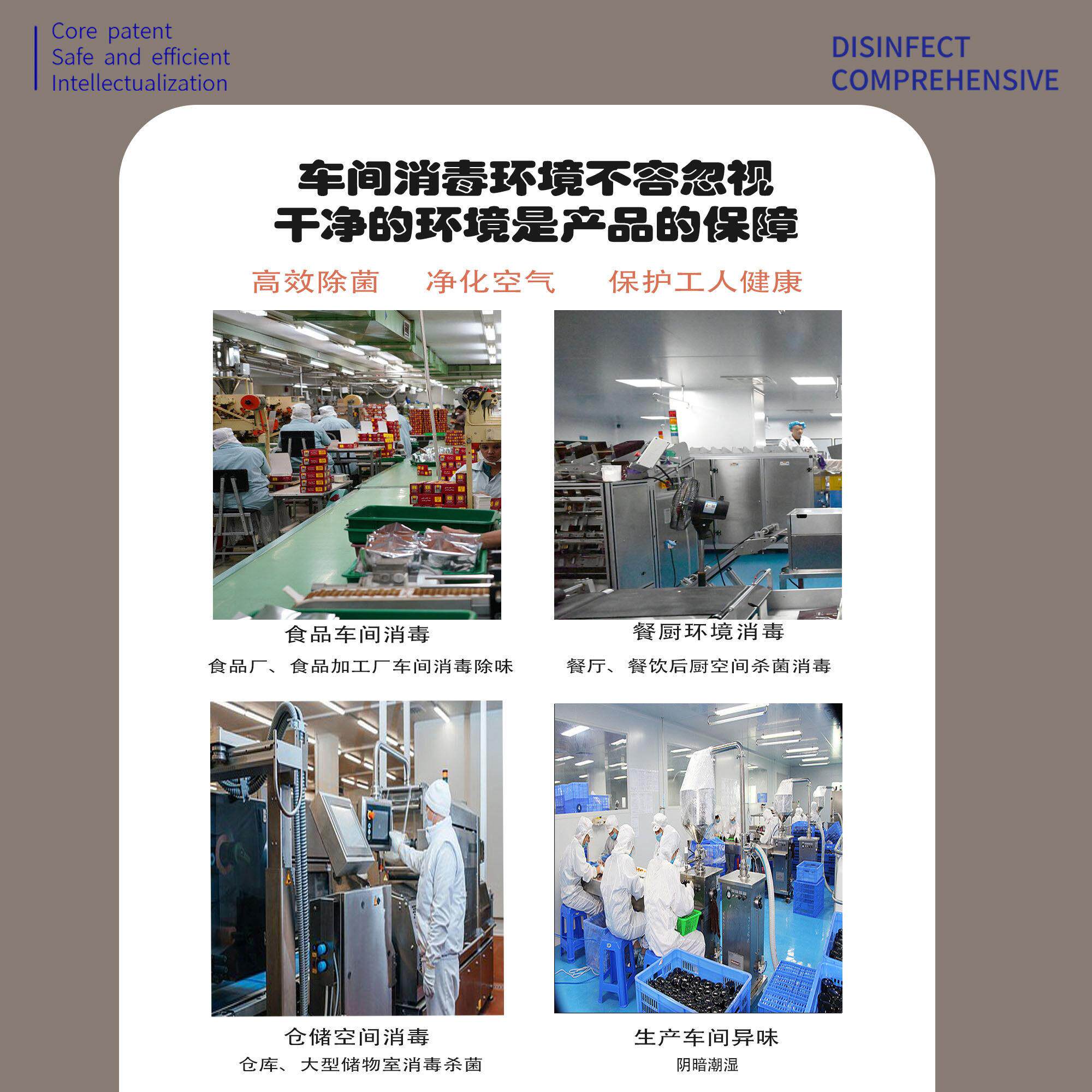 12g臭氧产器臭氧消毒机食生品厂车间学校消杀菌养FR-30G殖场除氨