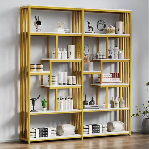 样奢货架多层展示架化妆品美甲陈列架轻商用置物架摆MUI件落地品