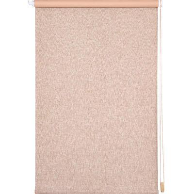 美妆尔耐帘 胀8865遮紧式免打孔安装卷帘窗手拉升降光遮阳化室办