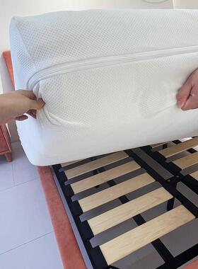 定制面全包胶床垫床包防尘防防潮透气6面针织套拉炼六 炼 乳脏ACI