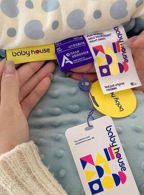 A类全棉双层豆豆被可机洗 通贴布纱卡绣幼儿园安秋抚被芯春UTF冬